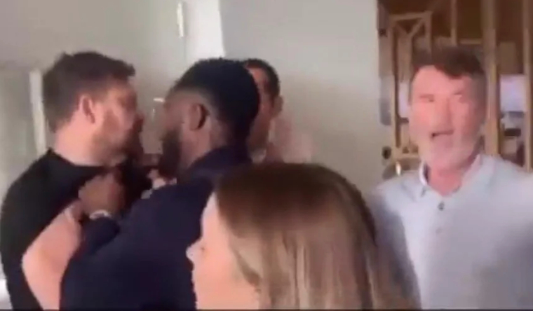 Video: Micah Richards squares up to fan following alleged assault on Roy Keane after Arsenal v Man United game CaughtOffside