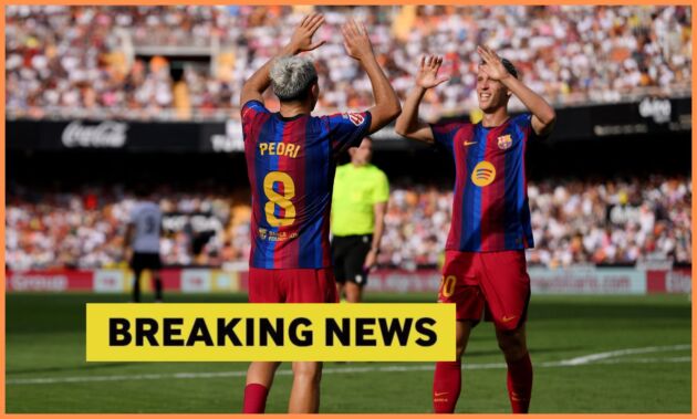 Dani Olmo celebrates