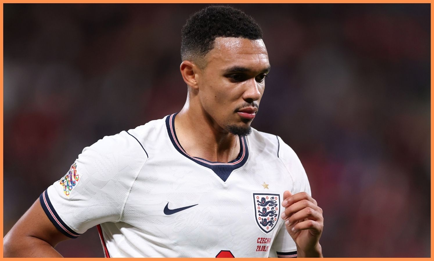 Trent Alexander-Arnold playing for England. (Photo by Justin Setterfield/Getty Images)