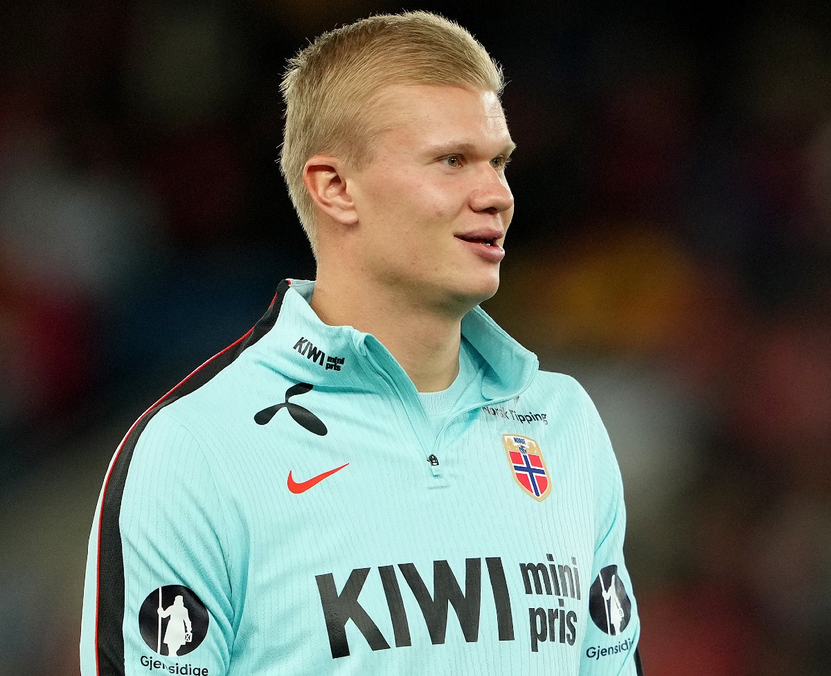 Erling Haaland with the Norway national team